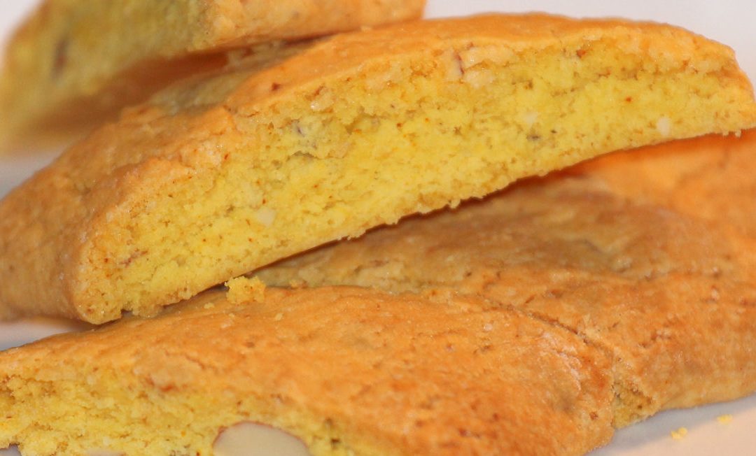 Saffransbiscotti (mjölkfri)