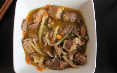 Green curry-gryta (mjölkfri)