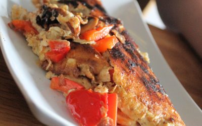 Jobb bakom kulisserna, grönsaksomelett (mjölkfri) och en app