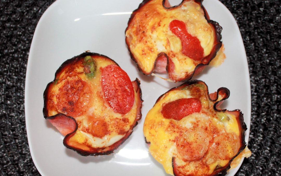 Ägg- och skinkmuffins (mjölkfri)