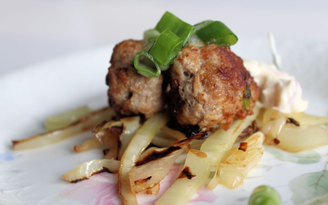 Köttbullar med asiatisk touch och sås (mjölkfri)