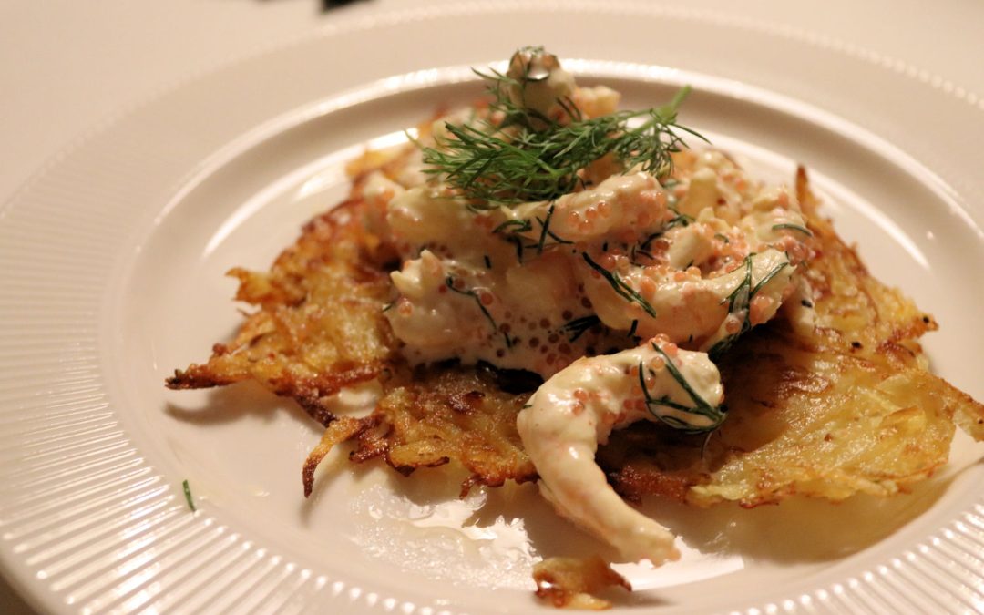 Råraka med skagenröra