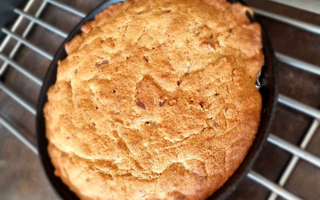 Chocolate Chip Cake i stekpanna